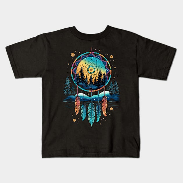 Dream catcher 6 Kids T-Shirt by Gypsykiss